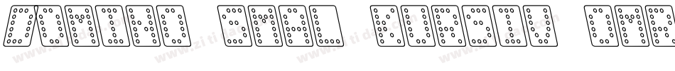 Domino smal kursiv omrids字体转换
